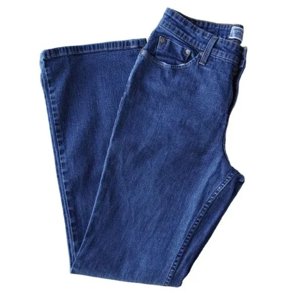 Signature by Levi Strauss Jeans Womens Size 8 Misses Medium At Waist Boot Cut St - Picture 7 of 12